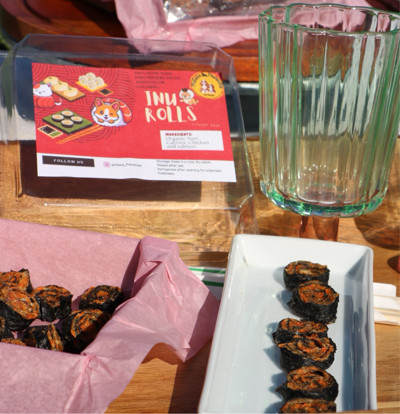 Inu Sushi Rolls (Dehydrated Sushi for dogs and cats)