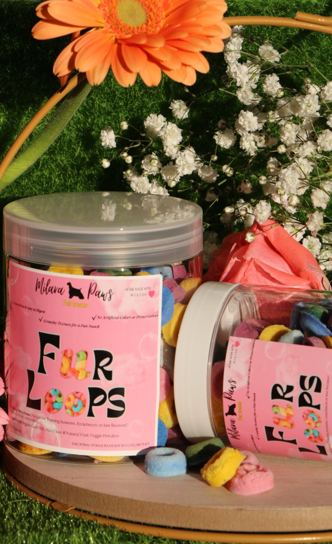Fur Loops GOAT MILK TREATS for dogs
