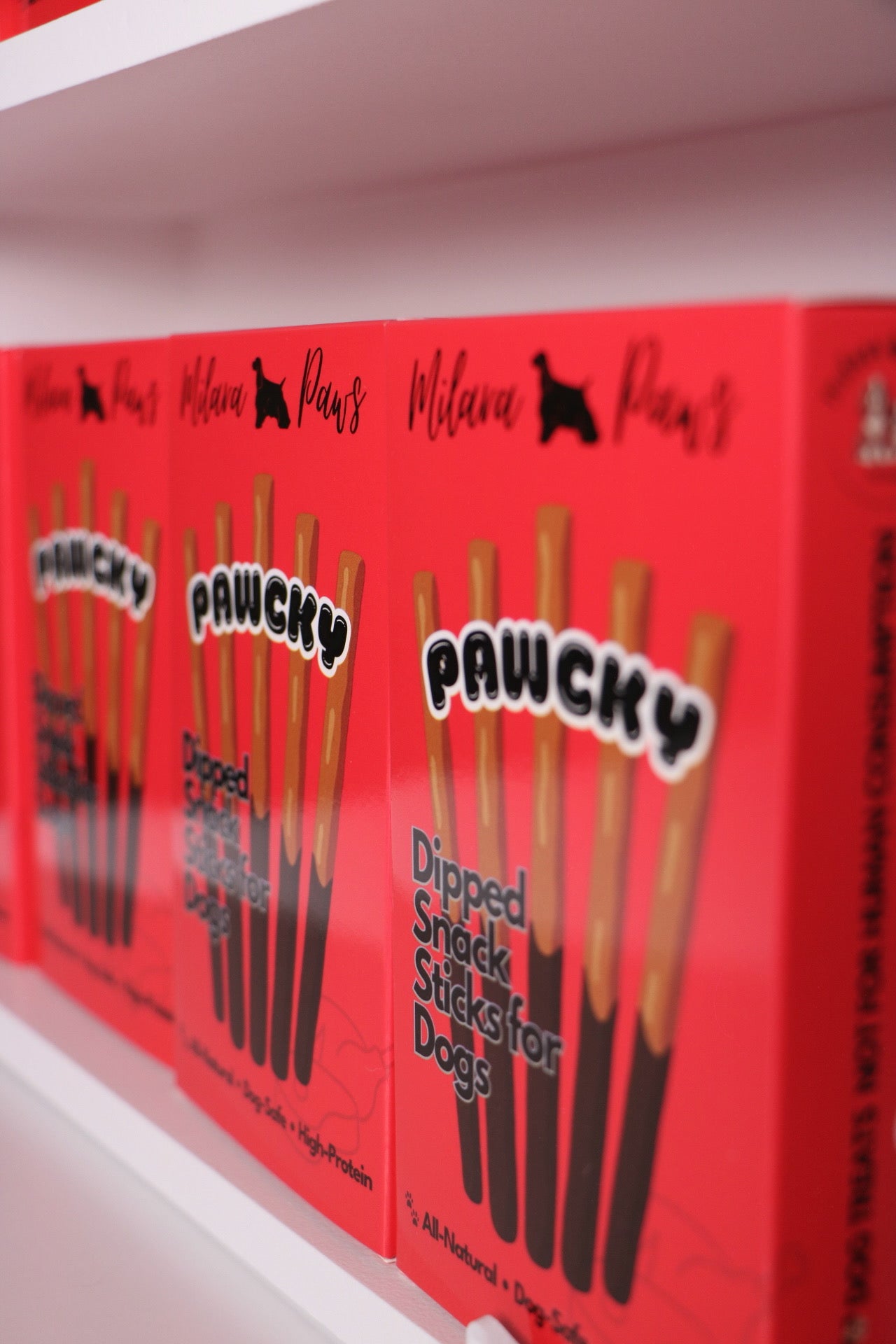 Pawcky™ Gourmet Dog Treat Sticks (Beef or Chicken with Carob & Goat Milk)