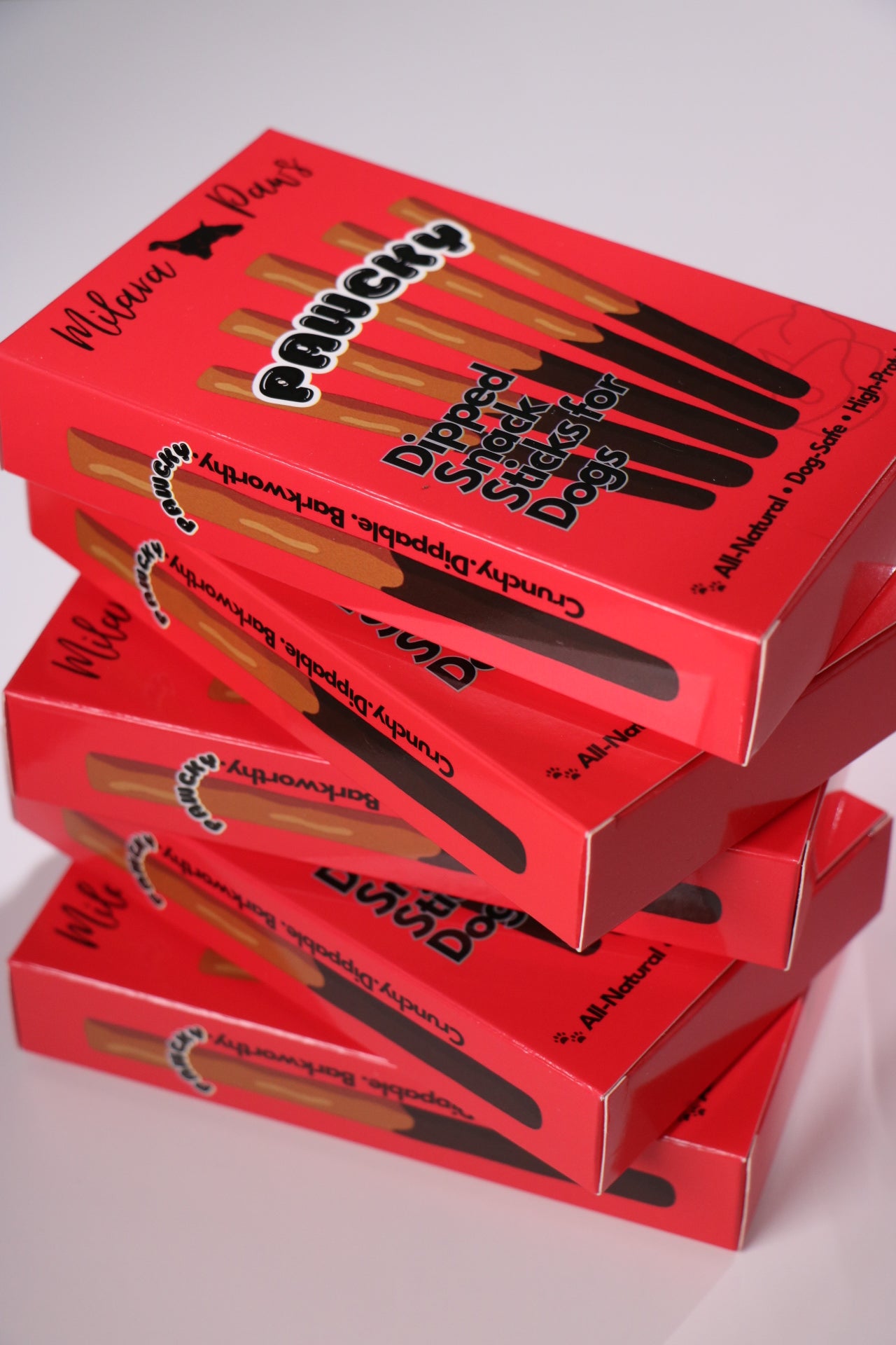 Pawcky™ Gourmet Dog Treat Sticks (Beef or Chicken with Carob & Goat Milk)