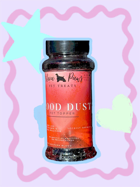Blood Dust Dehydrated Pork Blood Meal Topper for Dogs and Cats