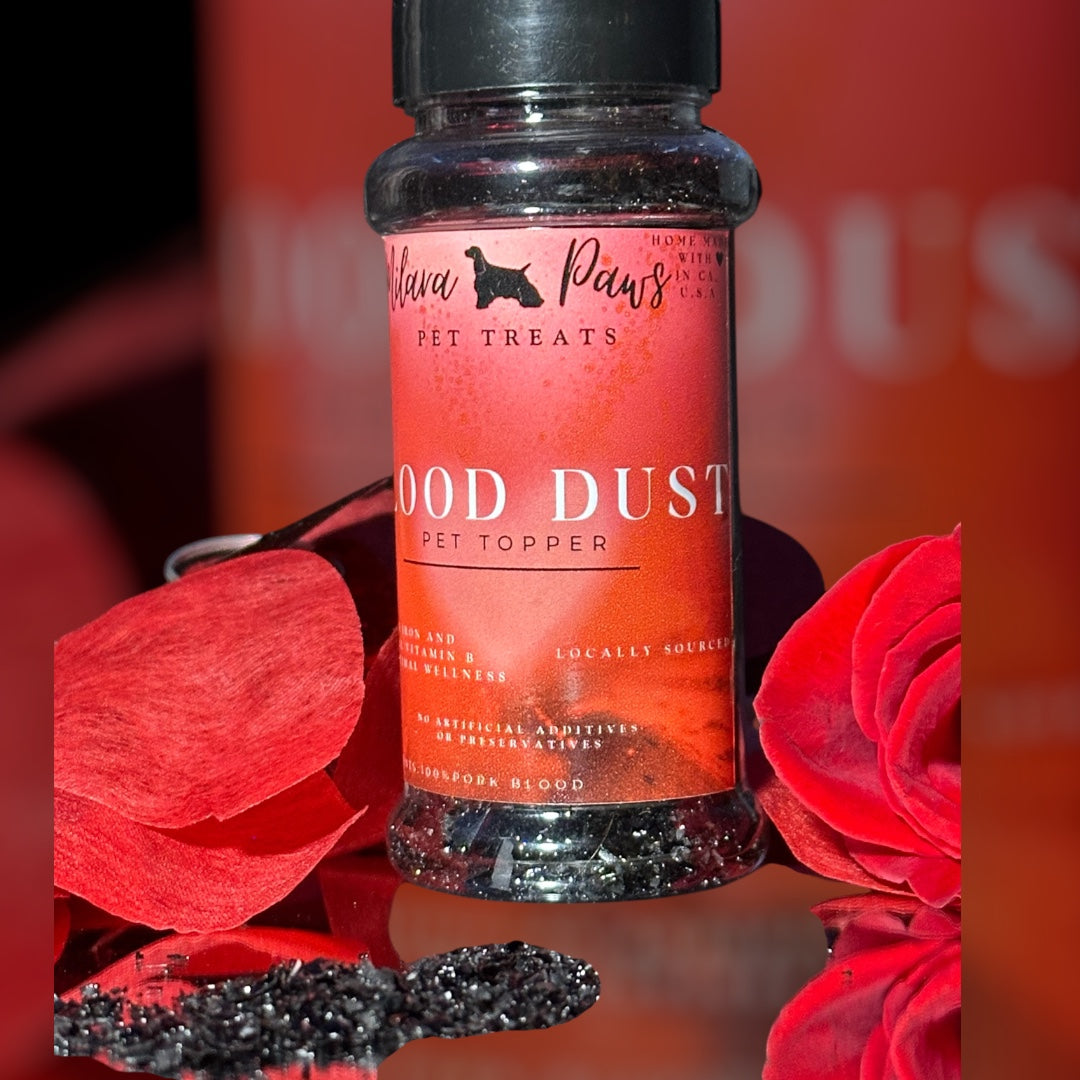Blood Dust Dehydrated Pork Blood Meal Topper for Dogs and Cats